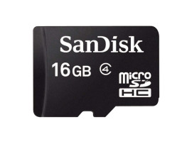 Sandisk 16GB Micro SDHC Card Class 4, Memory Card